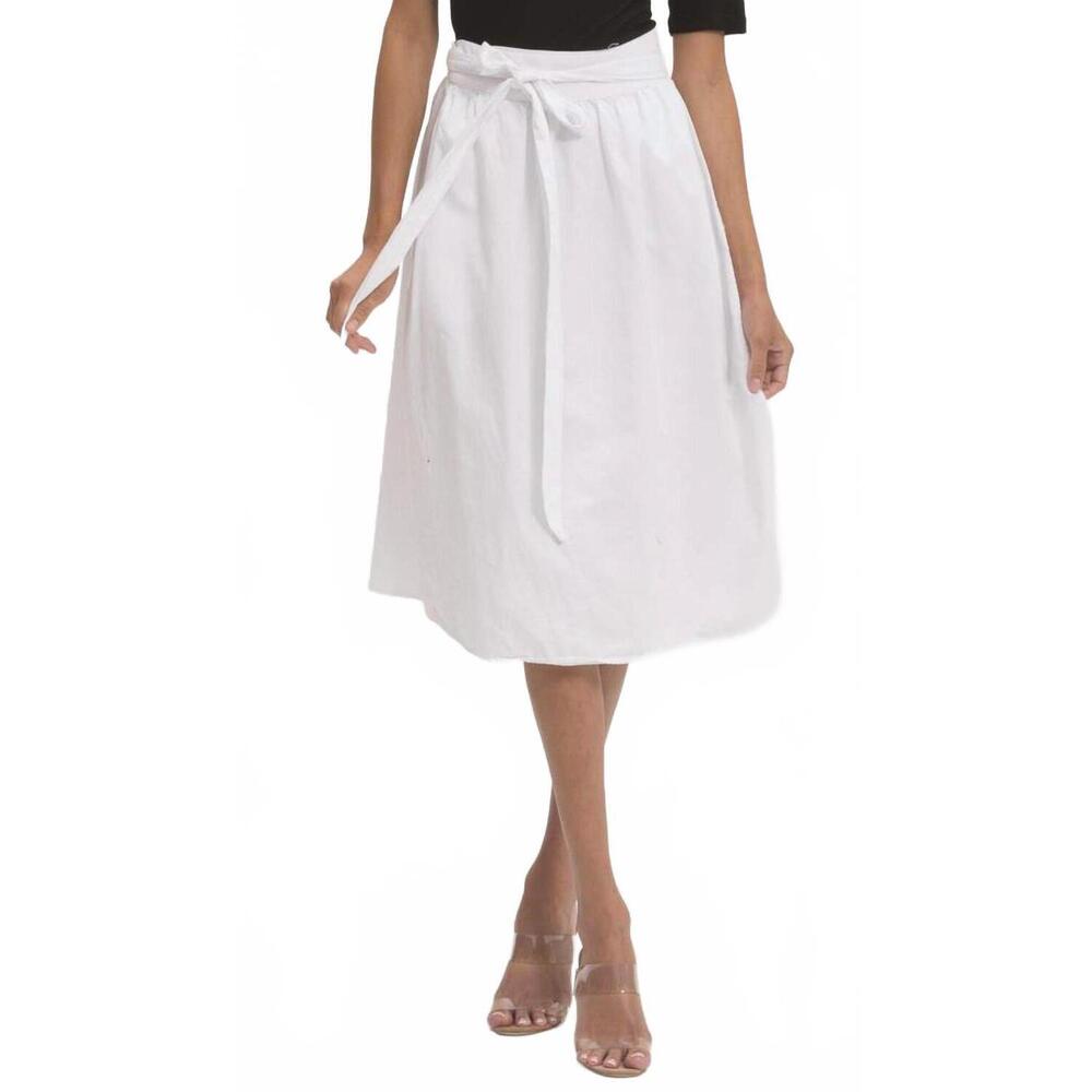 NEW CALI DREAMING women's malena skirt in white